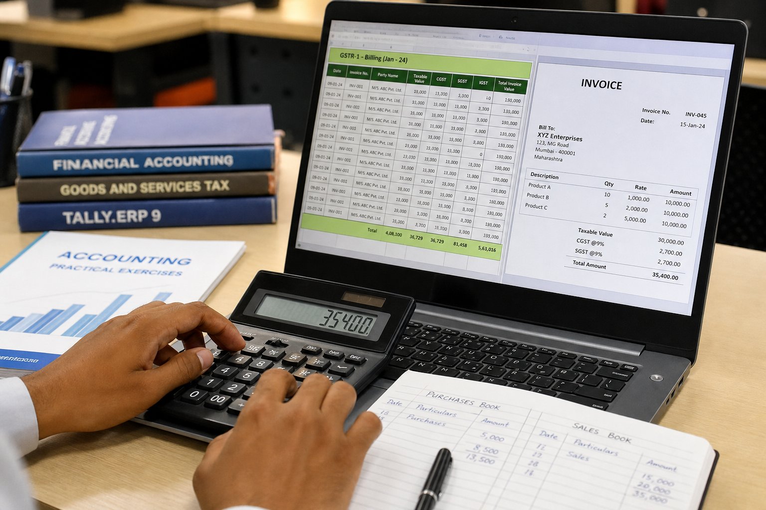 TallyPrime with GST accounting training at Ongole
